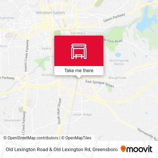 Mapa de Old Lexington Road & Old Lexington Rd
