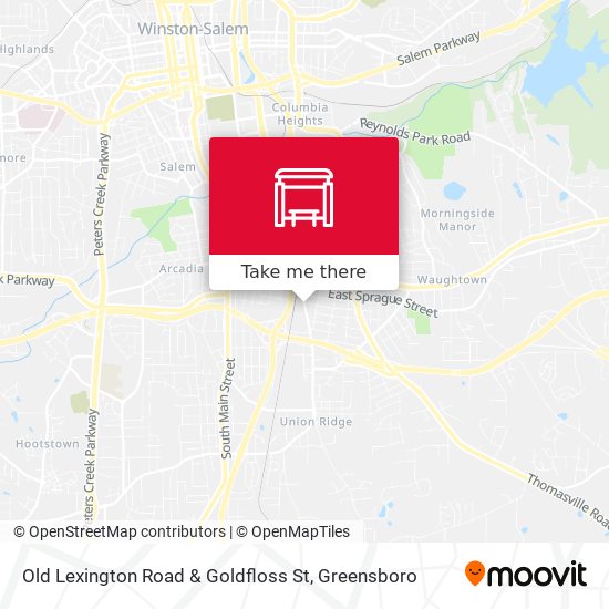 Mapa de Old Lexington Road & Goldfloss St