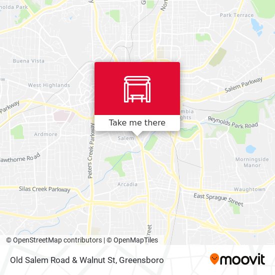 Mapa de Old Salem Road & Walnut St