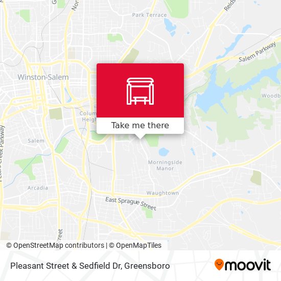 Pleasant Street & Sedfield Dr map