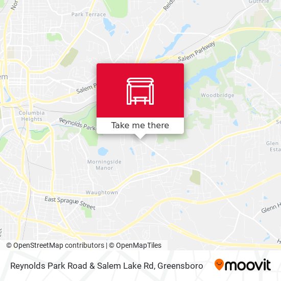 Reynolds Park Road & Salem Lake Rd map