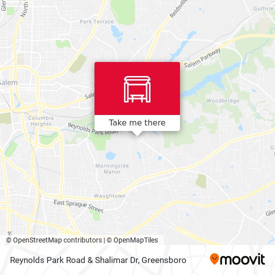 Reynolds Park Road & Shalimar Dr map