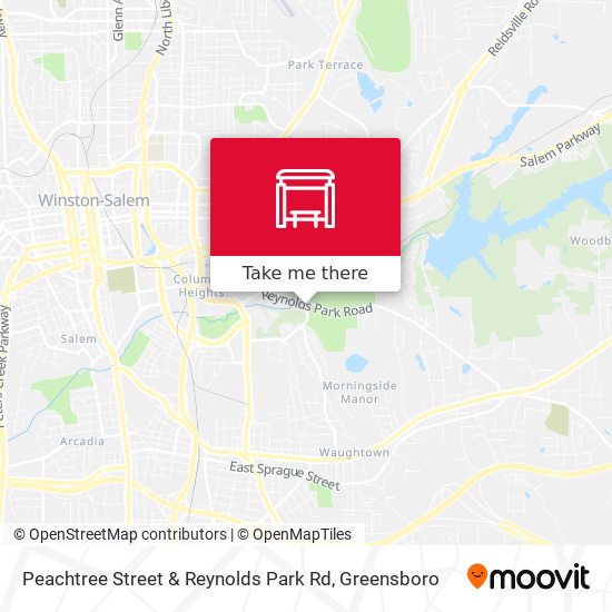 Peachtree Street & Reynolds Park Rd map