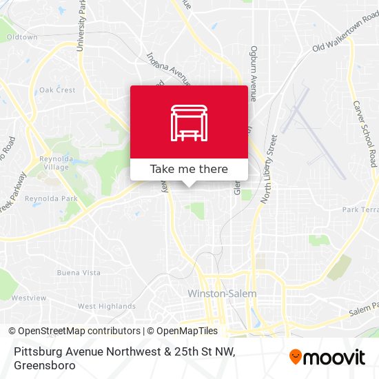 Pittsburg Avenue Northwest & 25th St NW map