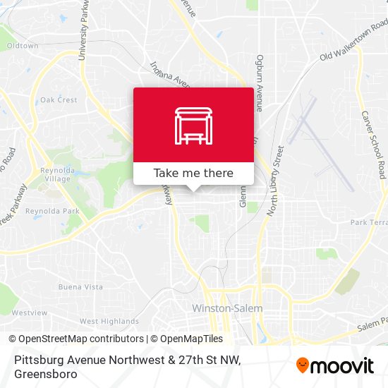 Mapa de Pittsburg Avenue Northwest & 27th St NW