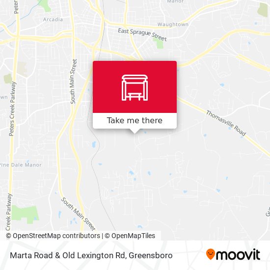 Mapa de Marta Road & Old Lexington Rd