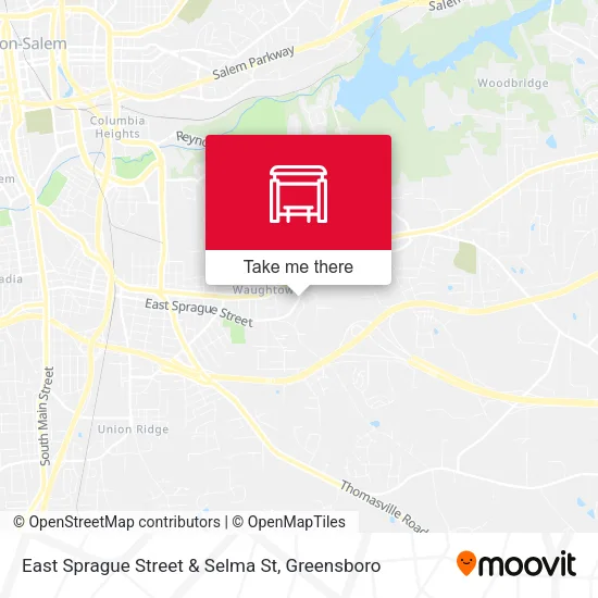 Mapa de East Sprague Street & Selma St