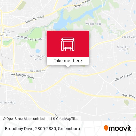 Broadbay Drive, 2800-2830 map