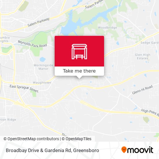 Broadbay Drive & Gardenia Rd map