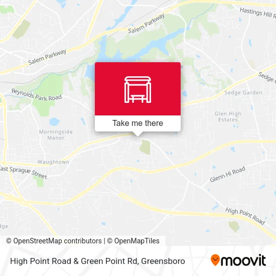 Mapa de High Point Road & Green Point Rd