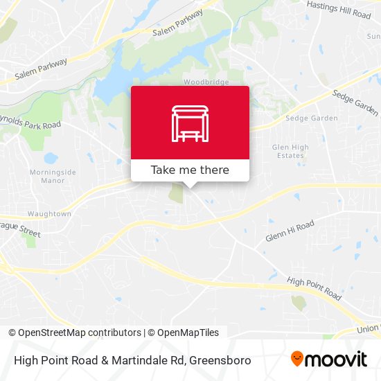 Mapa de High Point Road & Martindale Rd