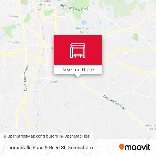 Mapa de Thomasville Road & Reed St
