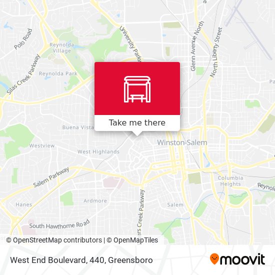 West End Boulevard, 440 map