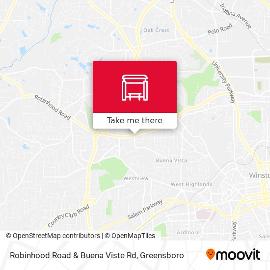 Mapa de Robinhood Road & Buena Viste Rd