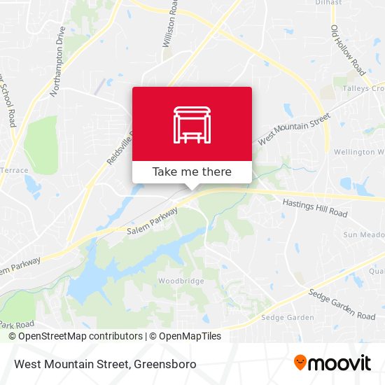 Mapa de West Mountain Street