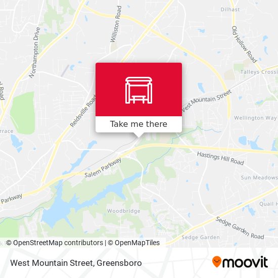 Mapa de West Mountain Street