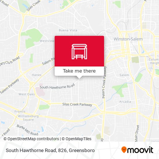 South Hawthorne Road, 826 map