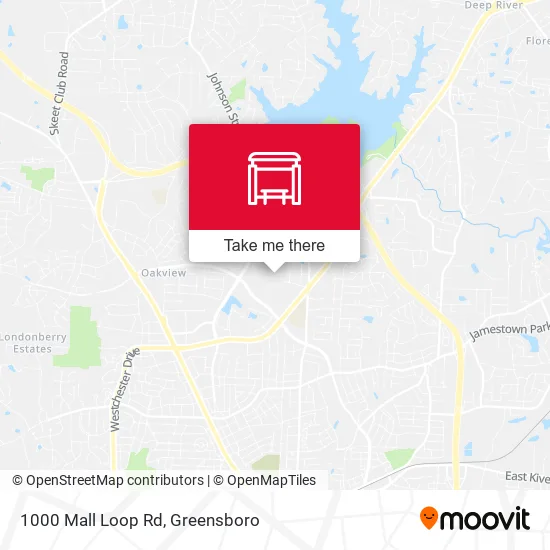 Mapa de 1000 Mall Loop Rd