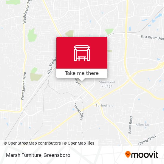 Mapa de Marsh Furniture