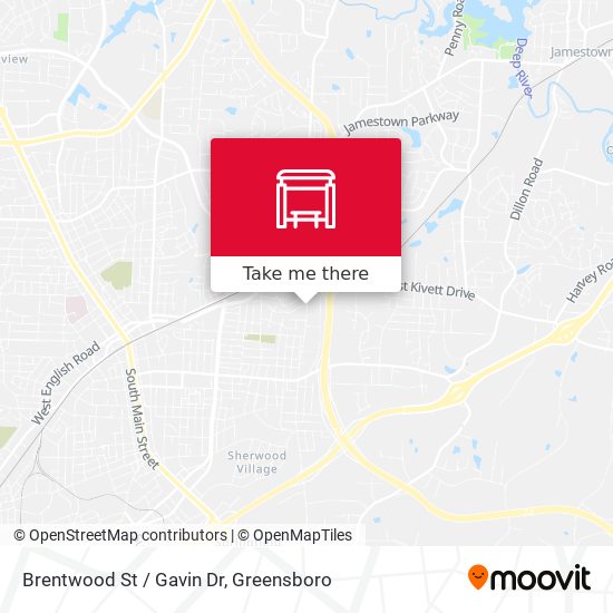 Brentwood St / Gavin Dr map