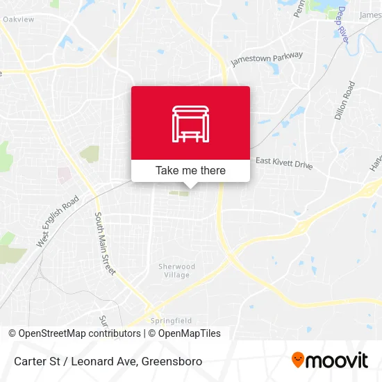 Mapa de Carter St / Leonard Ave