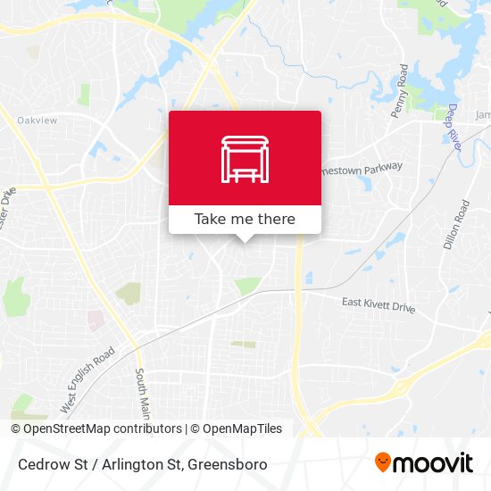 Cedrow St / Arlington St map