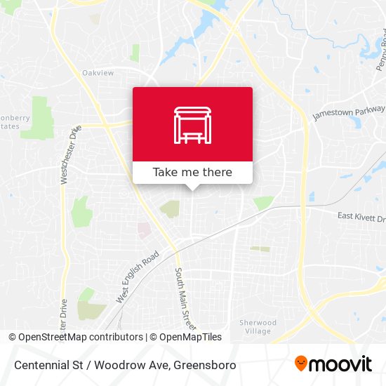 Mapa de Centennial St / Woodrow Ave