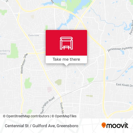Mapa de Centennial St / Guilford Ave