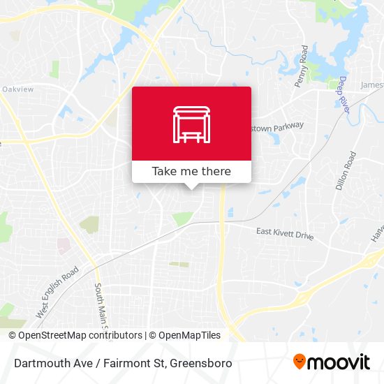 Mapa de Dartmouth Ave / Fairmont St