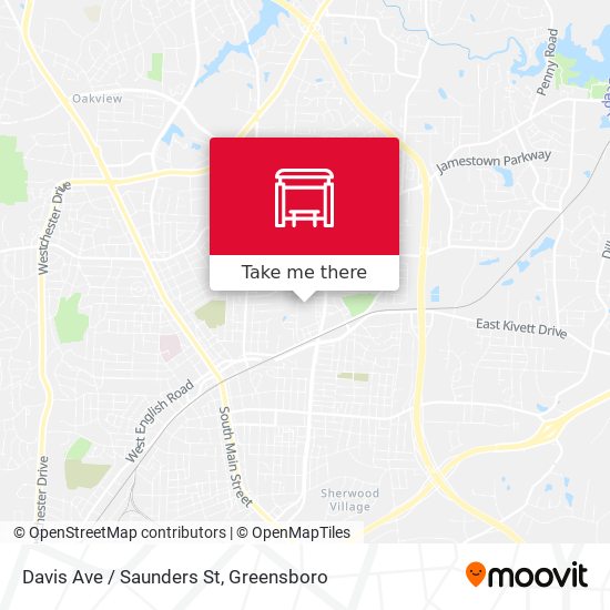 Davis Ave / Saunders St map