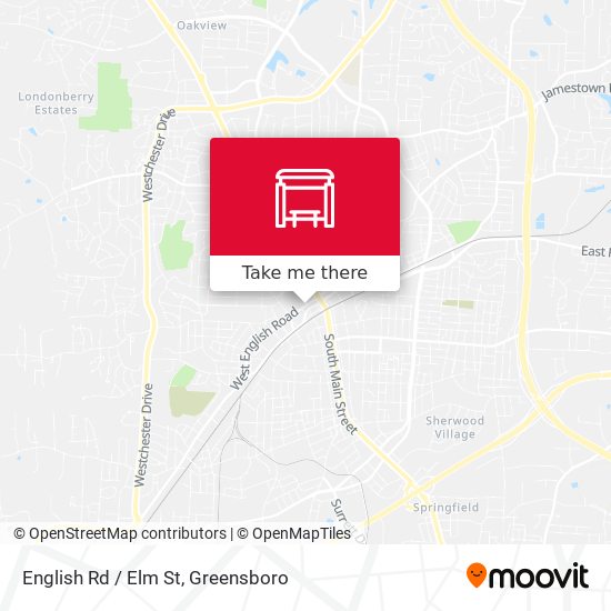 English Rd / Elm St map