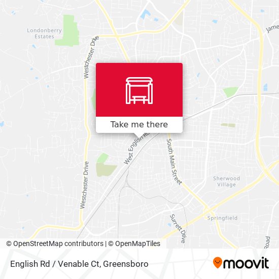 English Rd / Venable Ct map