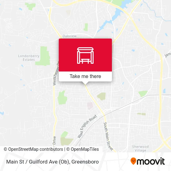 Mapa de Main St / Guilford Ave (Ob)