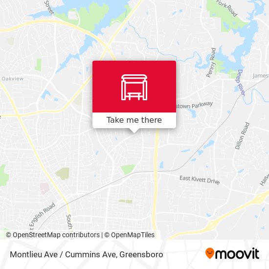 Mapa de Montlieu Ave / Cummins Ave