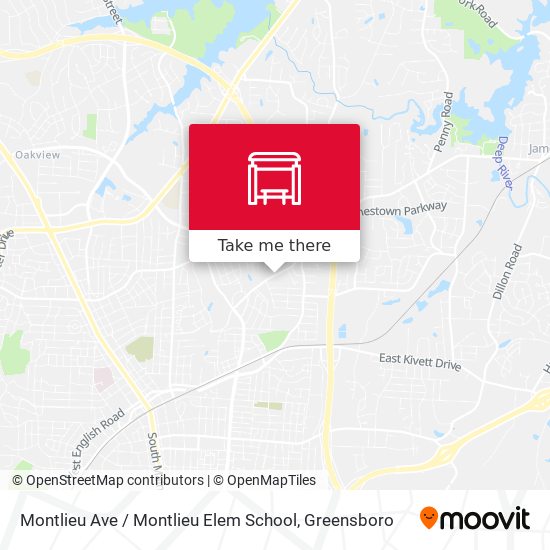 Montlieu Ave / Montlieu Elem School map