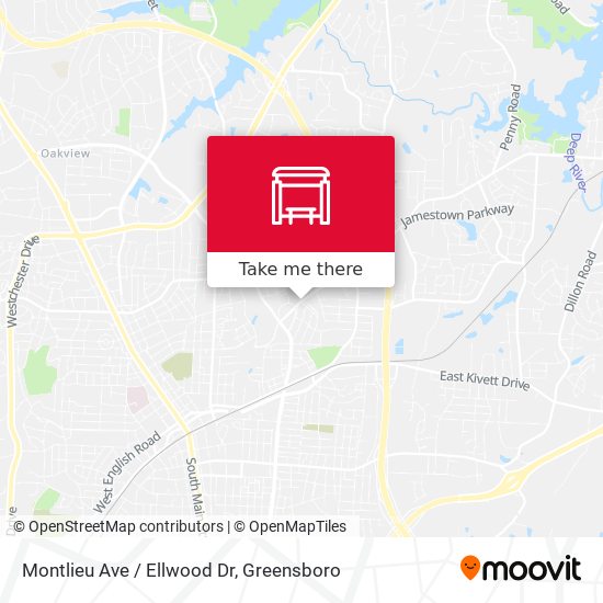 Montlieu Ave / Ellwood Dr map