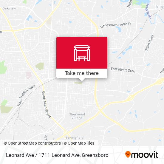 Leonard Ave / 1711 Leonard Ave map