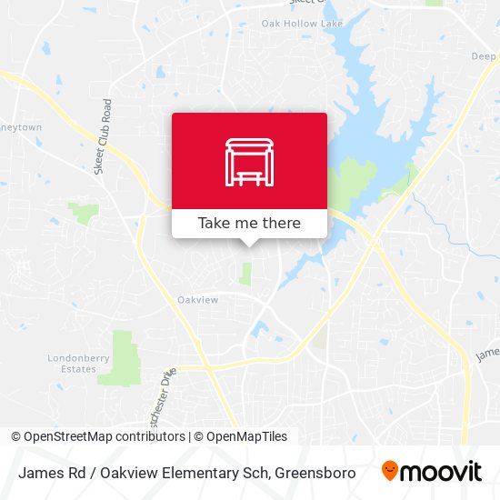 Mapa de James Rd / Oakview Elementary Sch