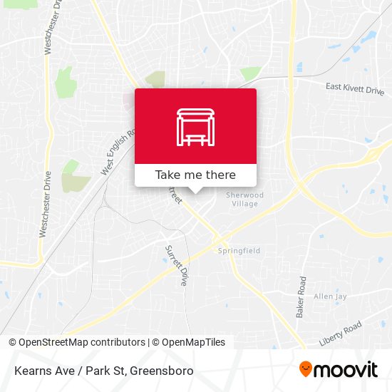 Mapa de Kearns Ave / Park St