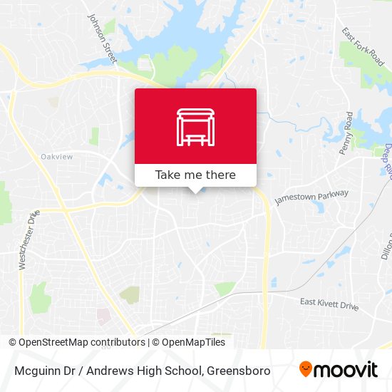 Mapa de Mcguinn Dr / Andrews High School