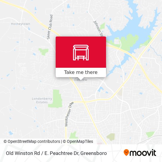 Mapa de Old Winston Rd / E. Peachtree Dr