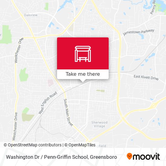 Mapa de Washington Dr / Penn-Griffin School