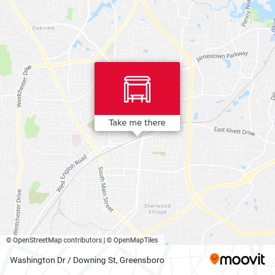 Washington Dr / Downing St map