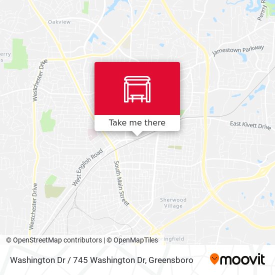Mapa de Washington Dr / 745 Washington Dr