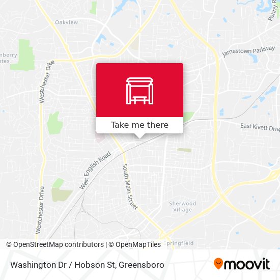Washington Dr / Hobson St map