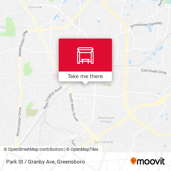 Park St / Granby Ave map