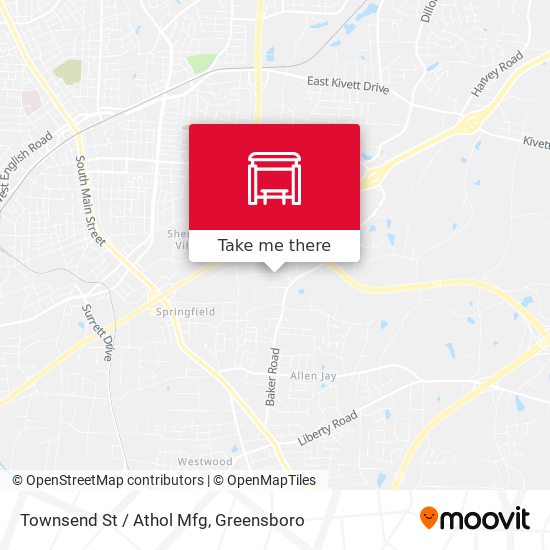Mapa de Townsend St / Athol Mfg