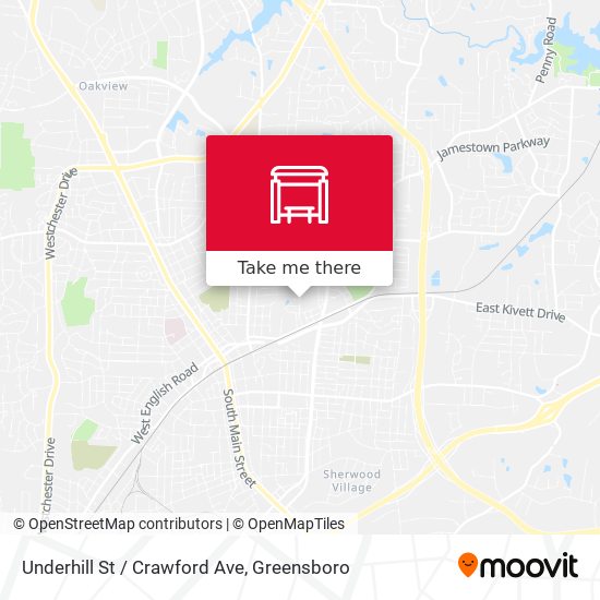 Underhill St / Crawford Ave map