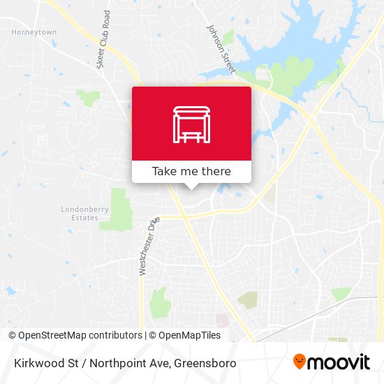 Mapa de Kirkwood St / Northpoint Ave