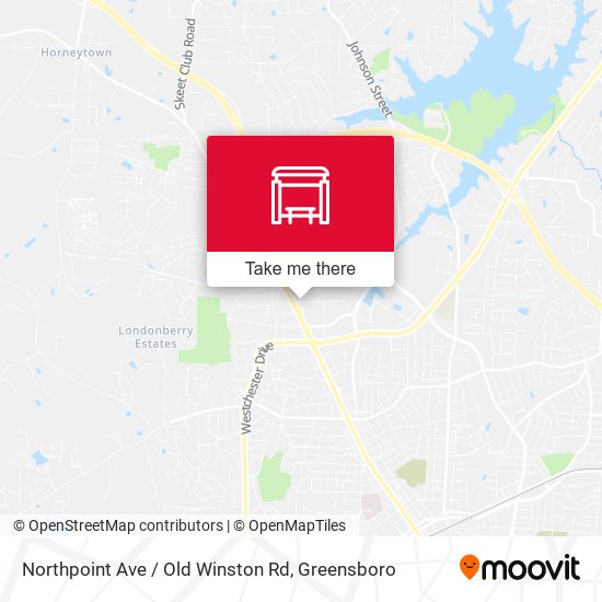 Northpoint Ave / Old Winston Rd map